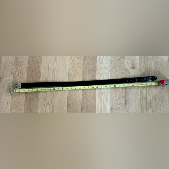 Gucci vintage reversible black/brown G buckle belt Size S - Picture 7 of 8